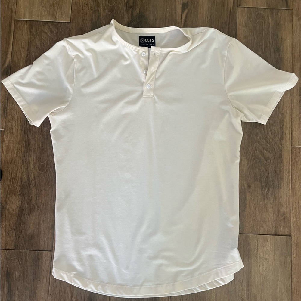 Cuts Clothing - AO Henley (Cream)